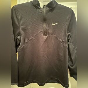Nike Black Performance Quarter-Zip Jacket